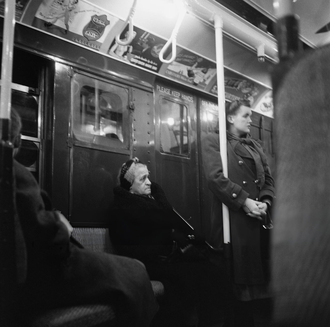 Men Window Shop At A Store Selling Radios On Cortlandt Street, With The Ninth Avenue Elevated Railroad Station And A Subway Entrance Visible, Circa 1936.