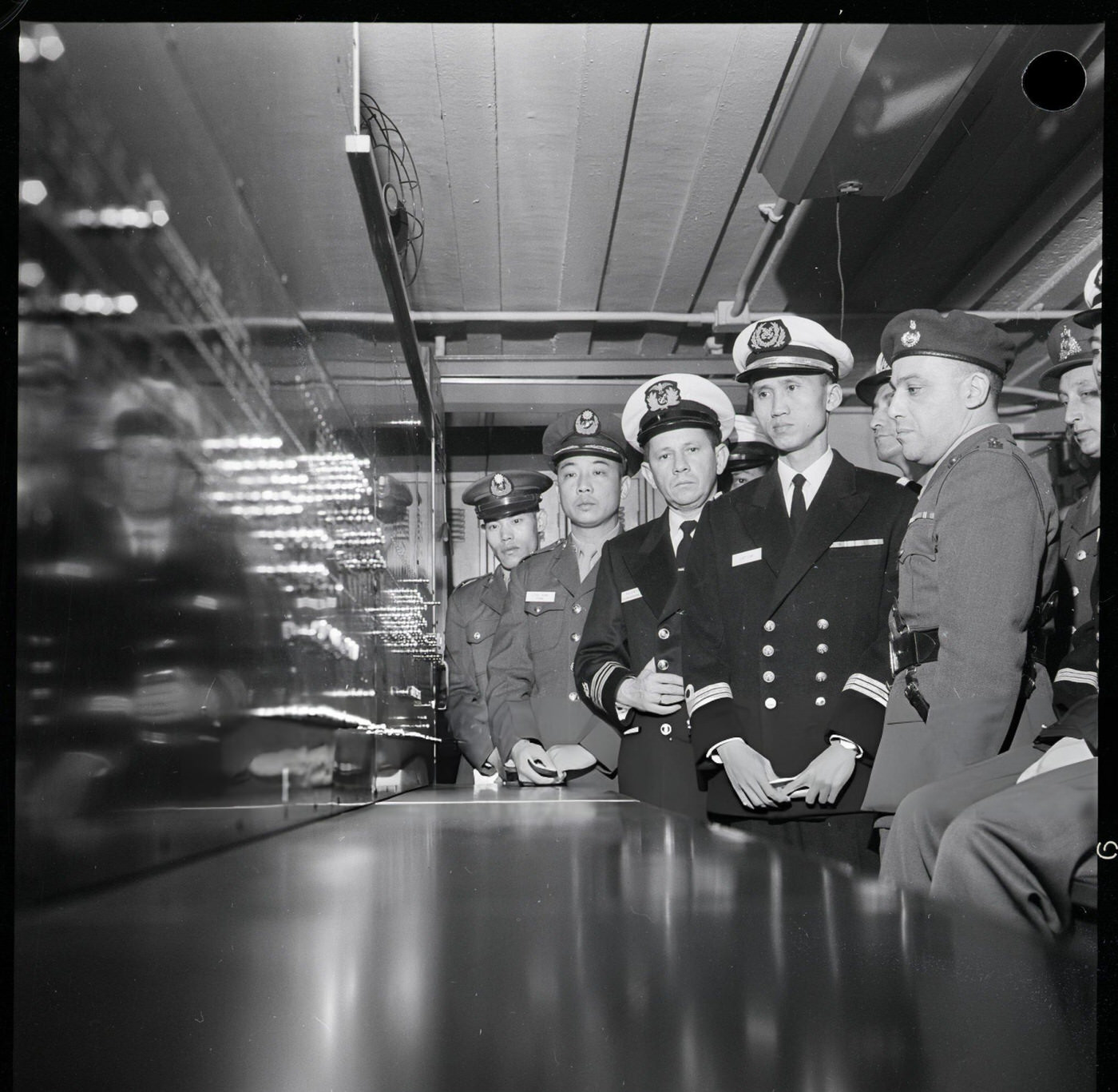37 Visiting Allied Officers, Representing 20 Foreign Countries, Are Introduced To Subway Riding In New York At Their Request, October 29, 1961.