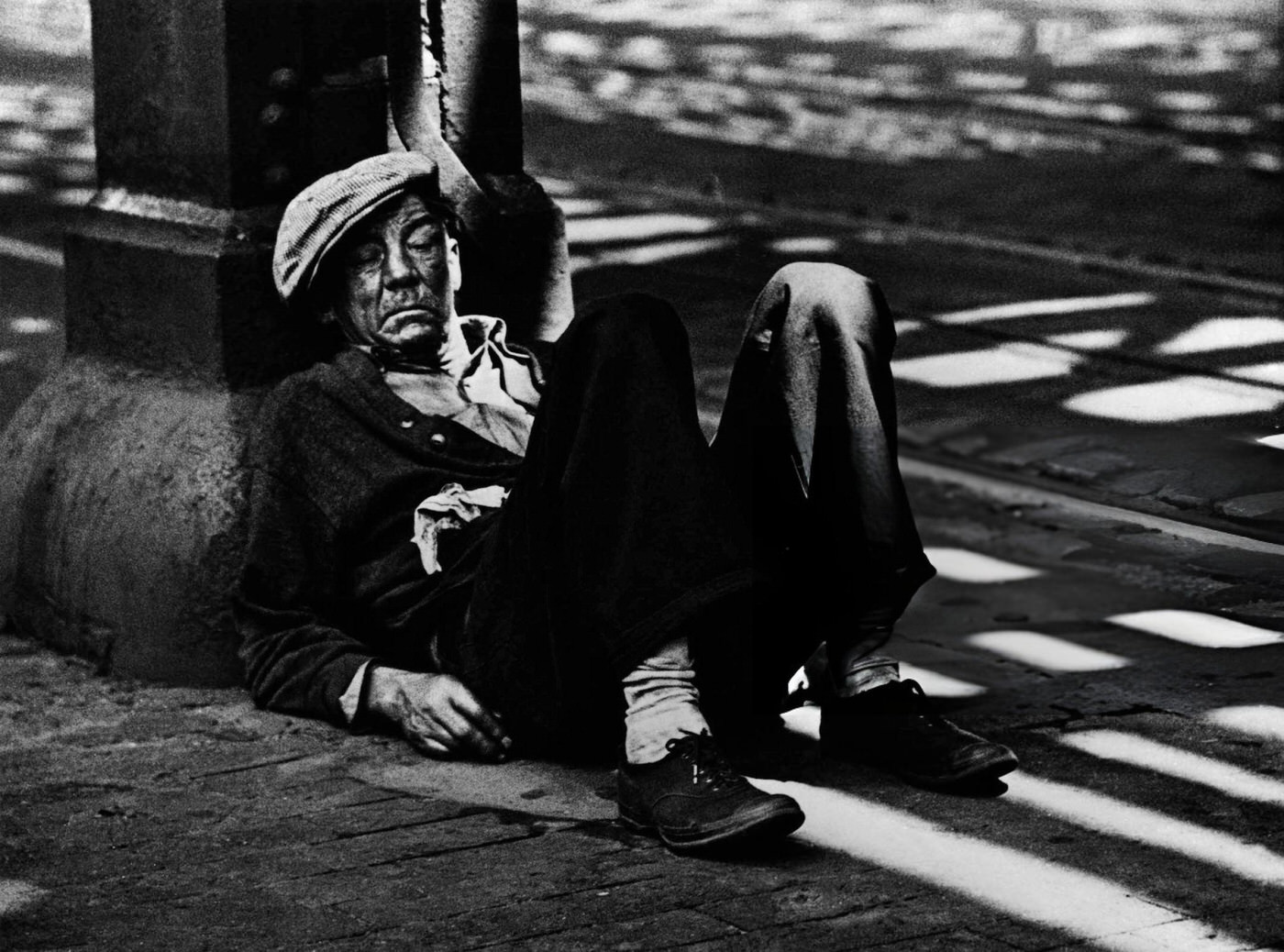 A &Amp;Quot;Bowery Bum&Amp;Quot; Or Homeless Man, New York City, 1932.