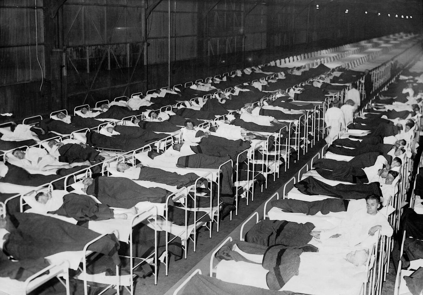 Dormitories For The Unemployed During The Great Depression, November 22, 1930.