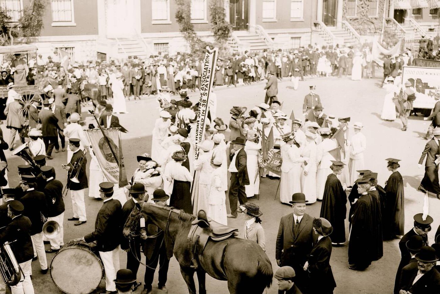 Suffrage Parades In New York City, 1914.