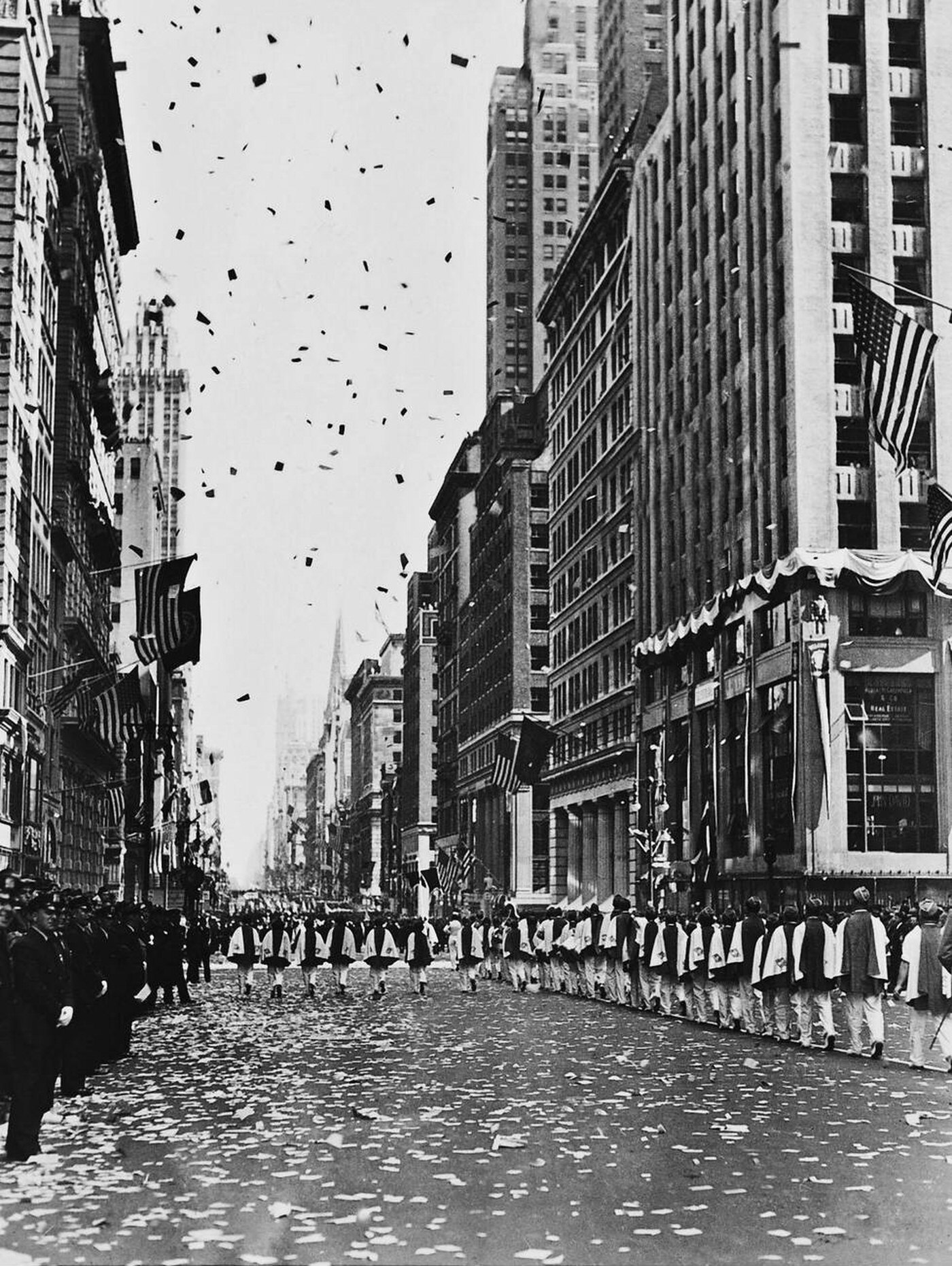 Ticker-Tape Parade On Fifth Avenue, 1937.