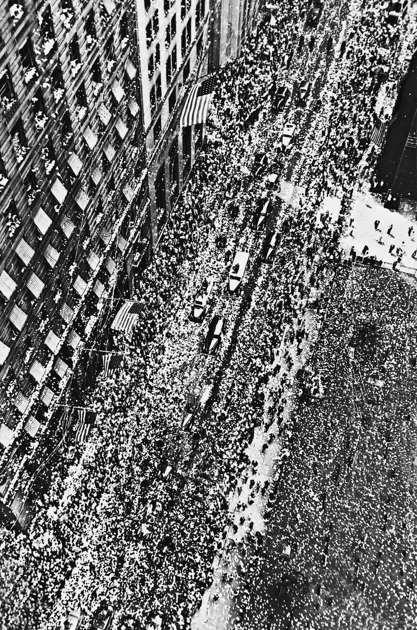 Ticker Tape Parade For Douglas Corrigan In New York, 1938.