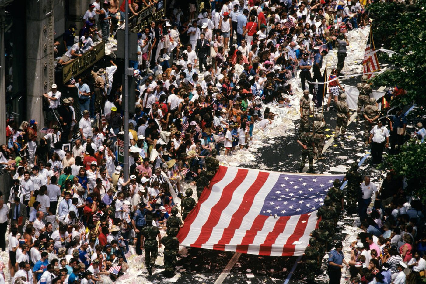 Desert Storm Parade, Wall Street, 1992.