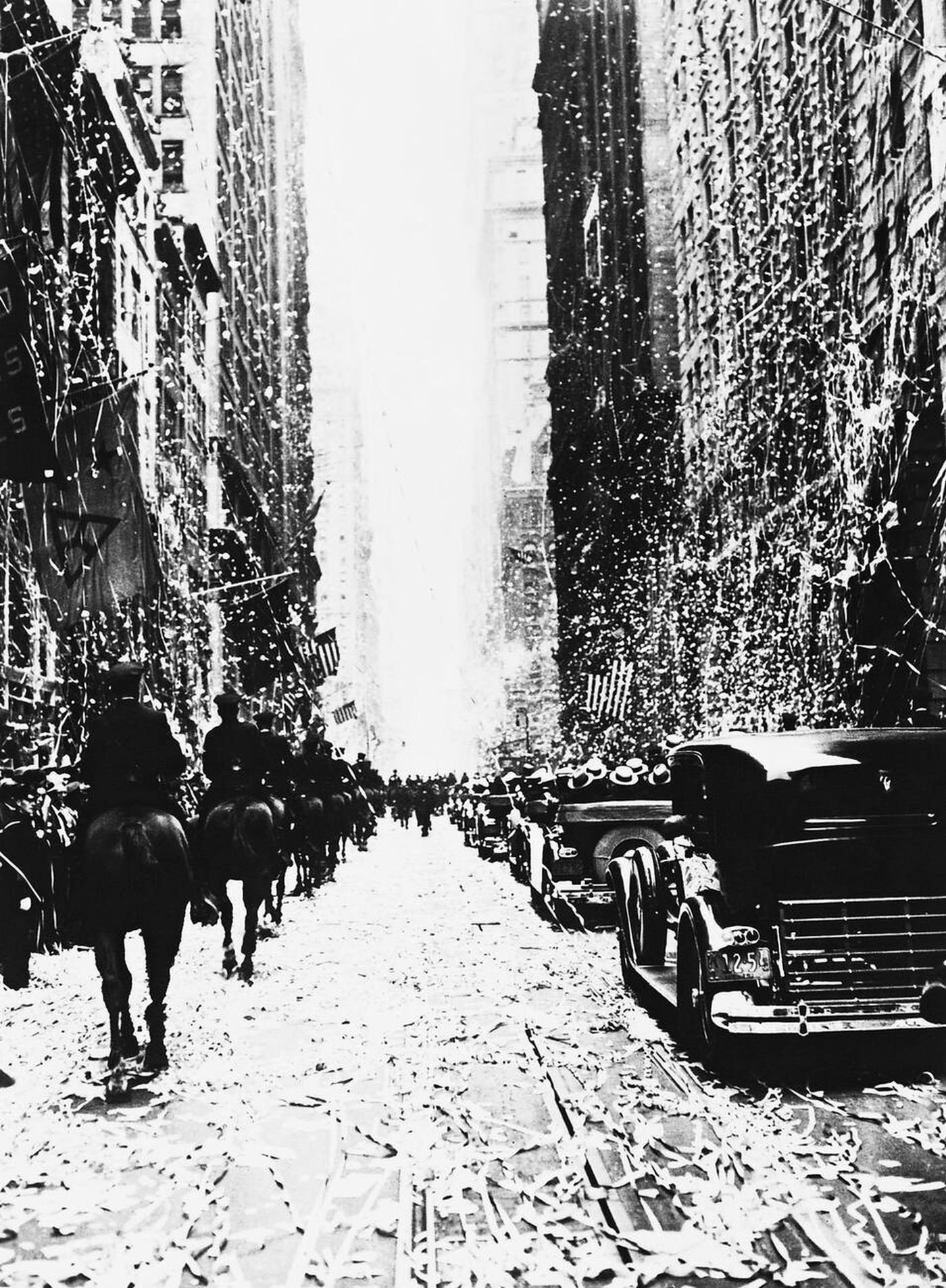Ticker Tape Parade For The Landing Of The 'Count Zeppelin' In New York, 1928.