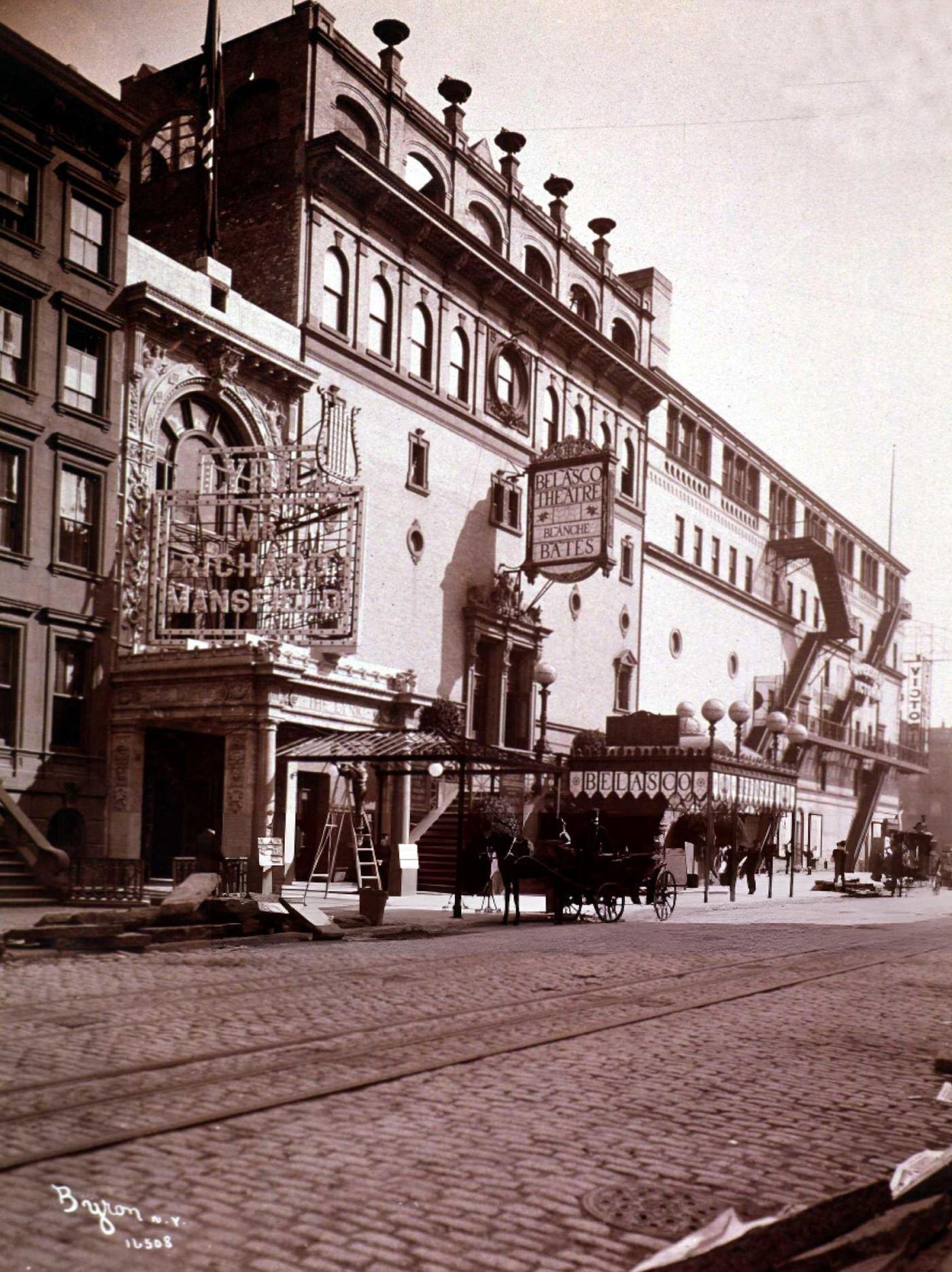 The Belasco Theater At West 42Nd Street Near Broadway In Times Square, 1904.