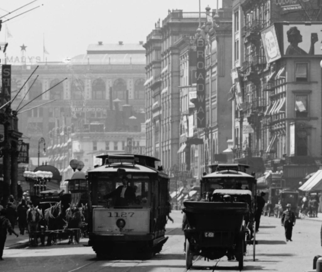 Times Building Amdtimez Square Life In 1908