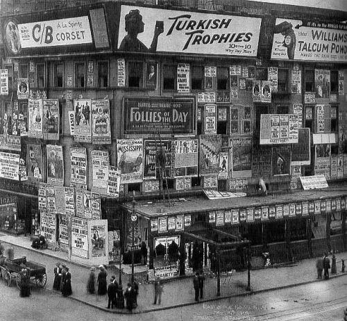 Times Square Billboards, 1900