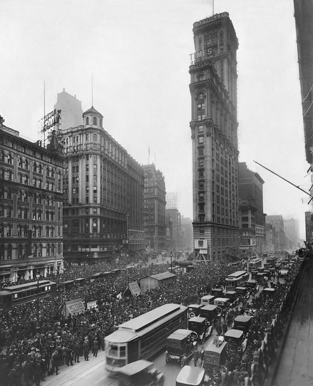 Times Square, 1919.