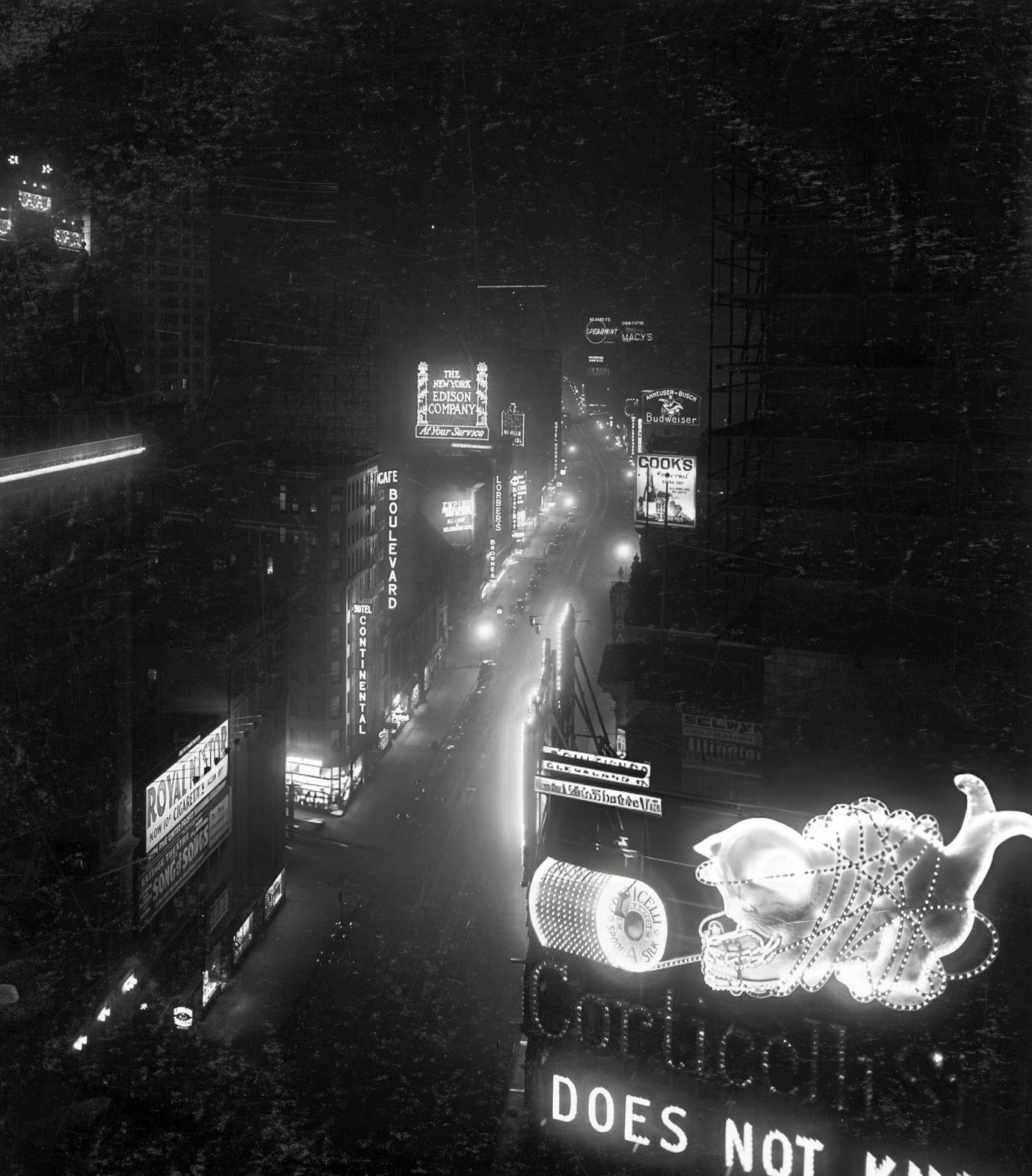 Broadway From Times Square.