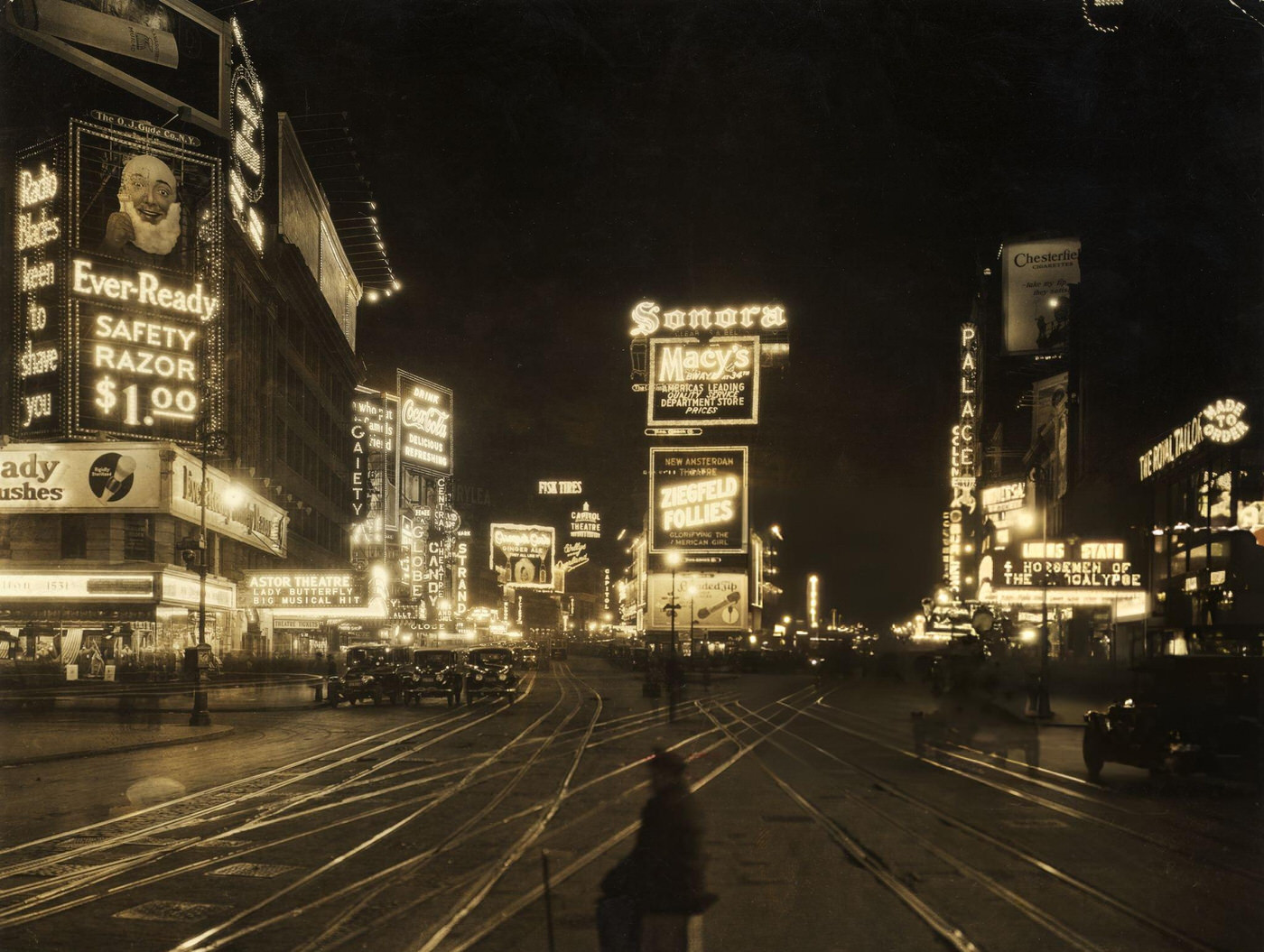 View Of Times Square, 1925.
