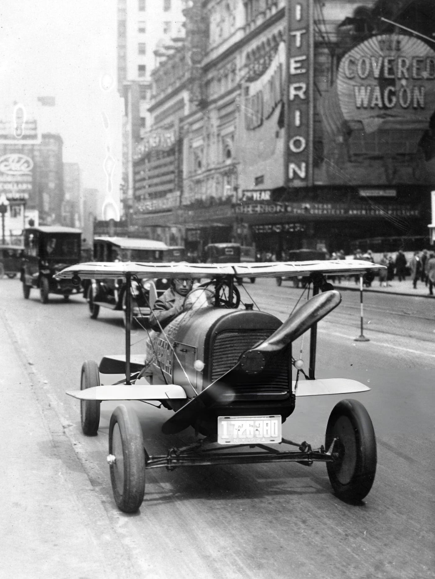 A Crowd Gathers In Times Square To Watch The Account Of The Jack Dempsey And Tommy Gibbons Fight, 1923.