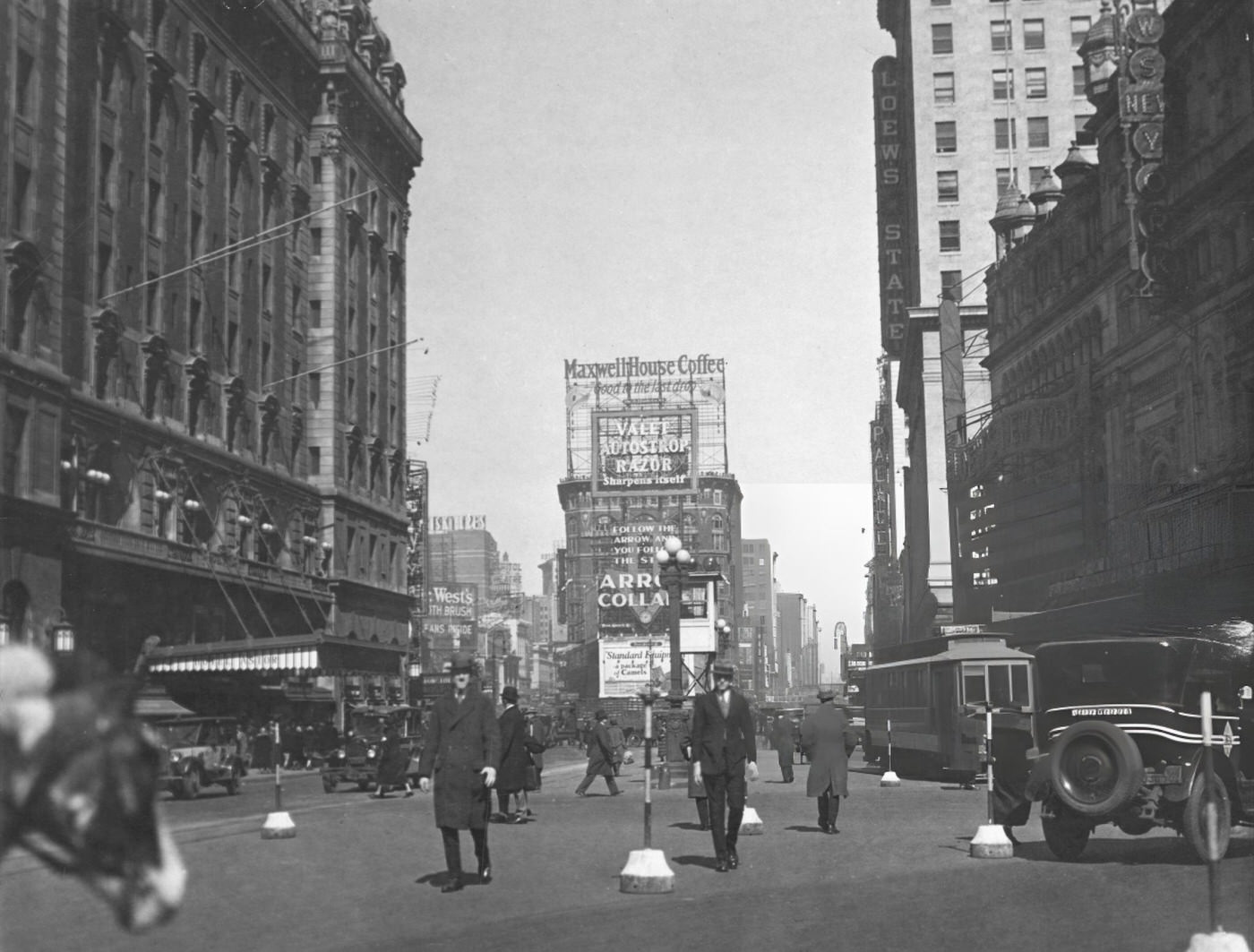 Times Square At Night, 1920S.