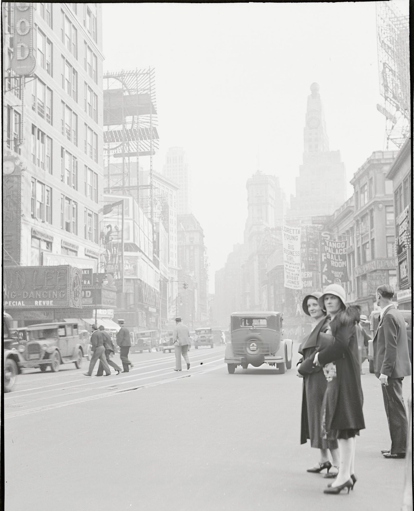 Two Cars Leaped From The Subway Rails Of Times Square Station, Causing A Fatal Accident, August 1927.