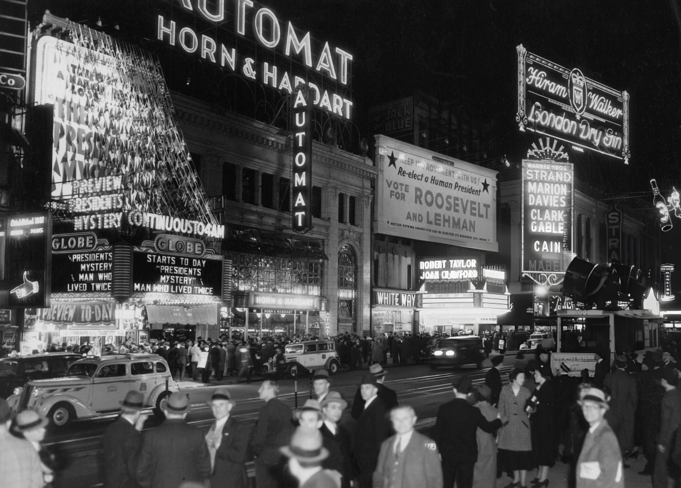 Broadway And 43Rd Street, Times Square, 1929.