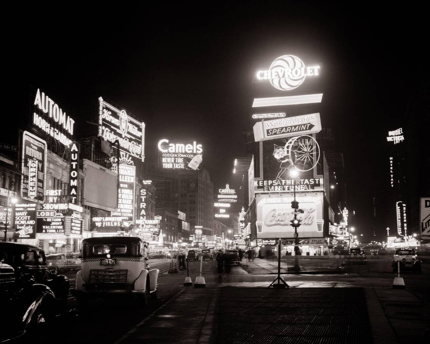 Times Square Nyc Looking North From 46Th Street, 1936.