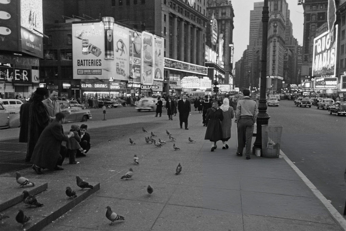 Father Duffy Square, The Northern Half Of Times Square, Looking South, 1952.