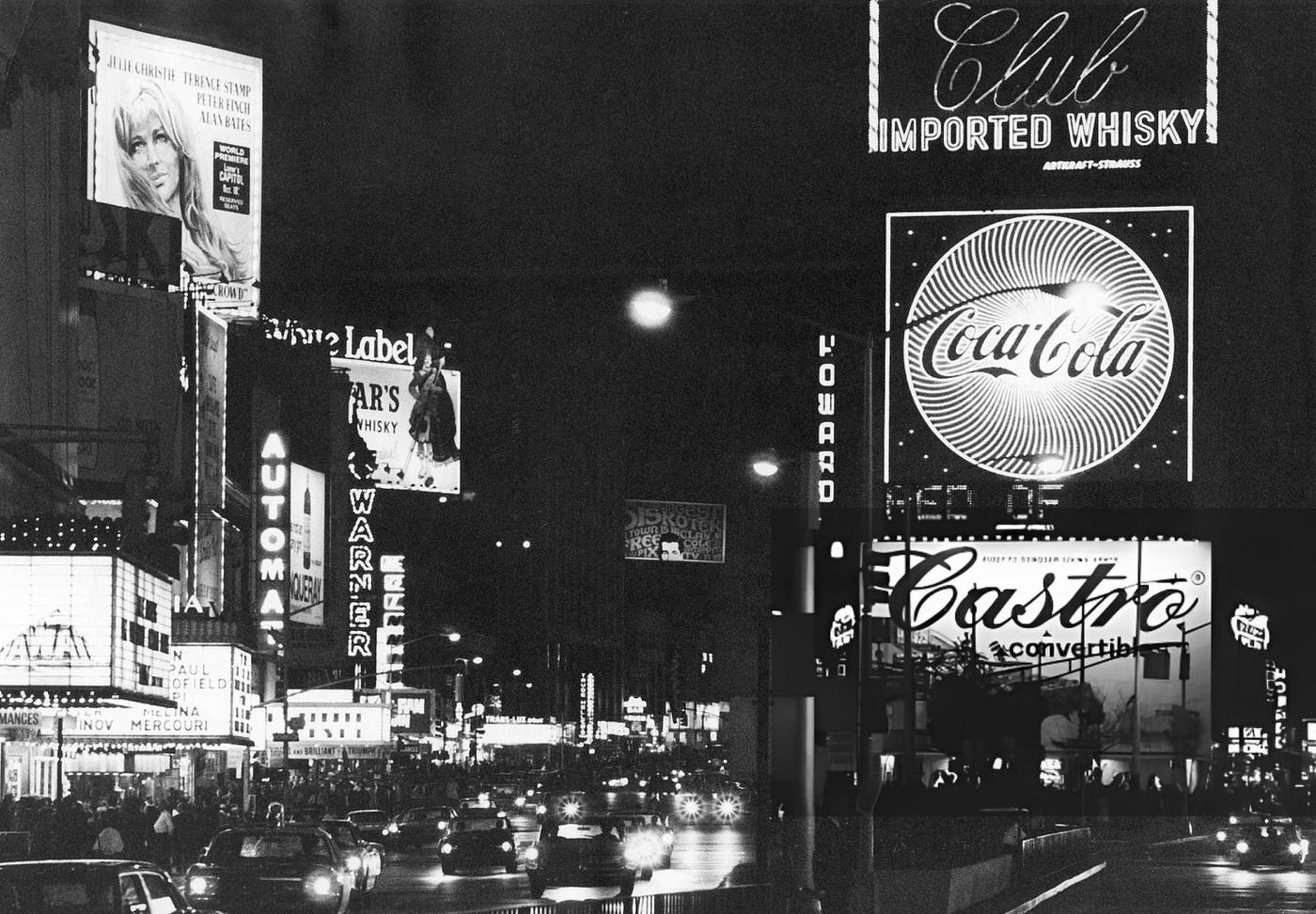 Times Square At Night, 1967.