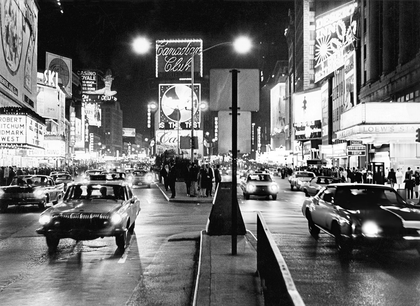 Times Square At Night, 1967.
