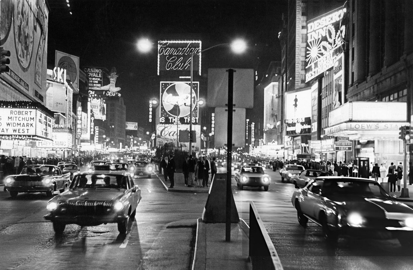 Times Square At Night, 1969.