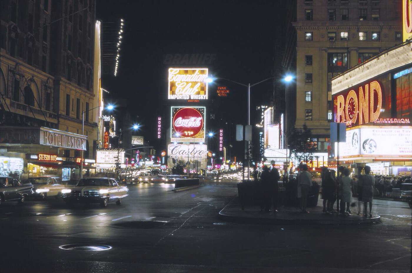 Times Square At Night, 1966.