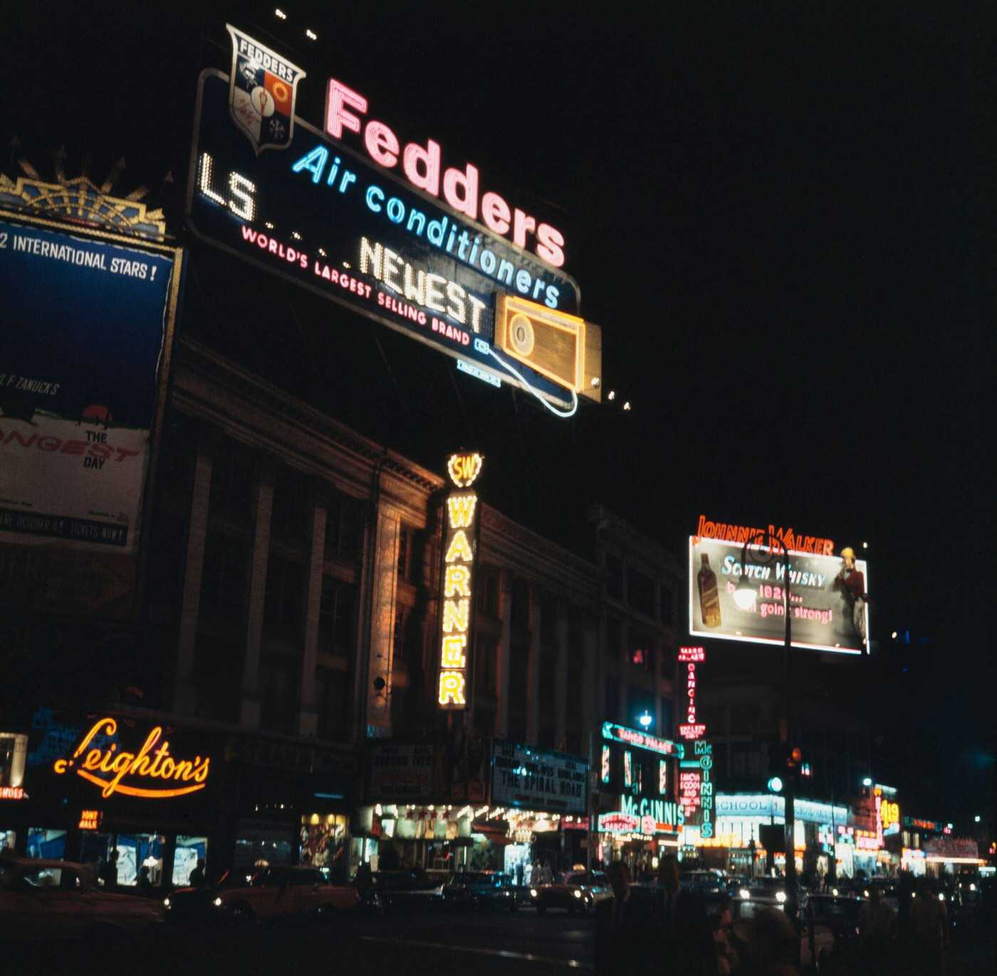 The Warner Theatre On Times Square, 1962.