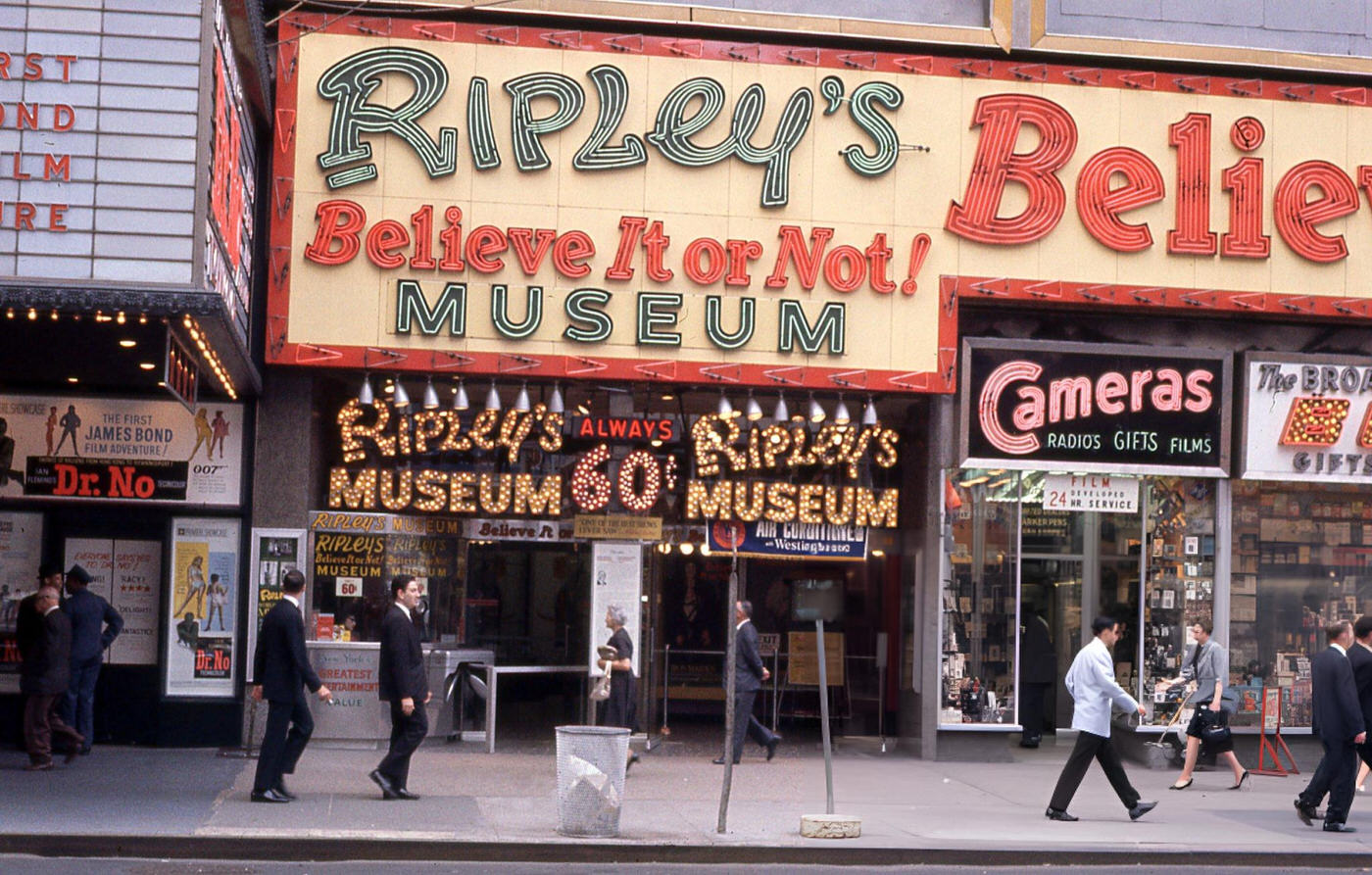 Exterior Shot Of The Ripley'S Believe It Or Not Museum On 42Nd Street In Times Square, June 1, 1963.