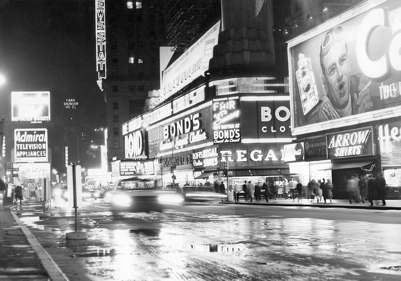 Times Square At Night, 1964.