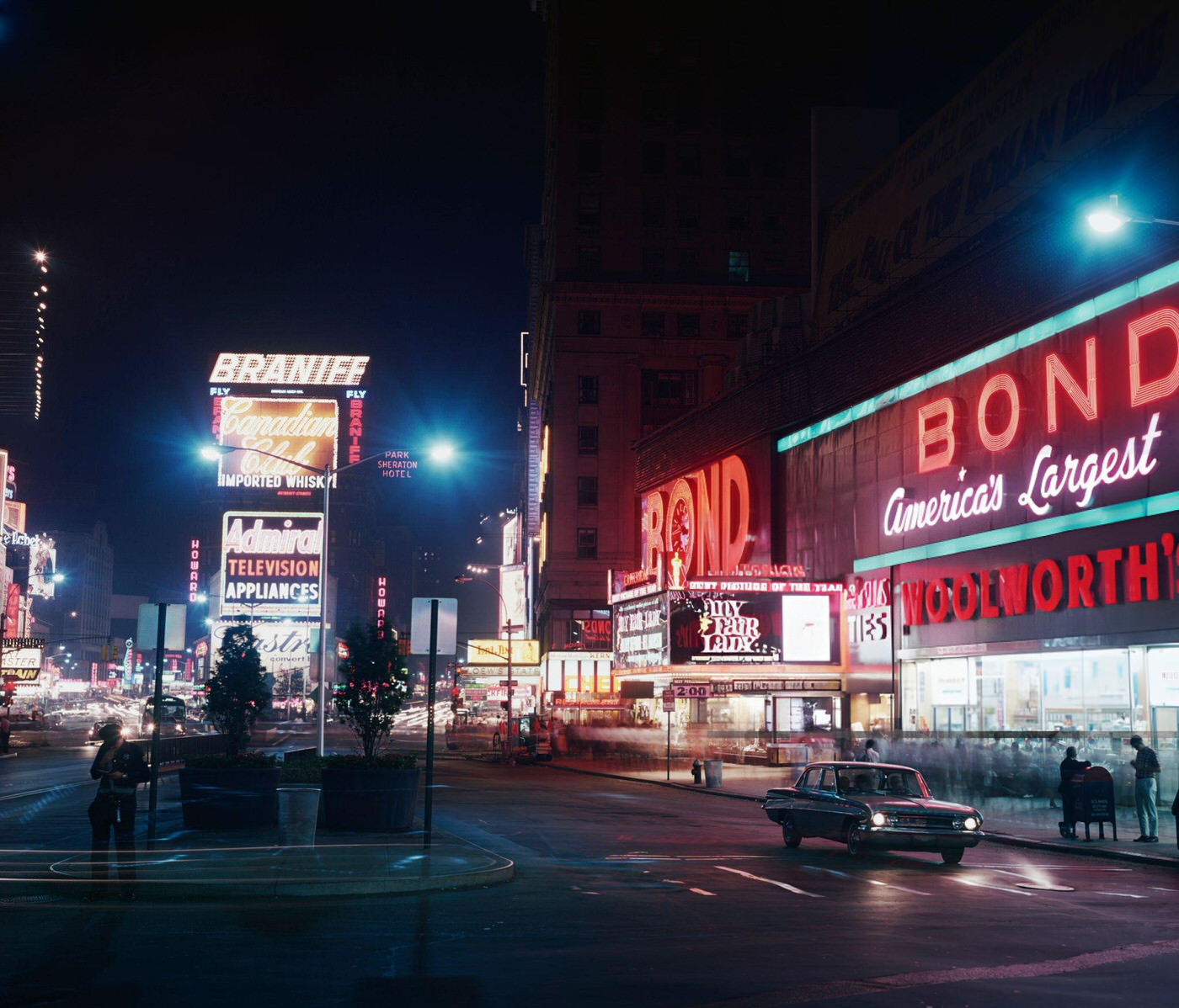 Times Square In New York City.