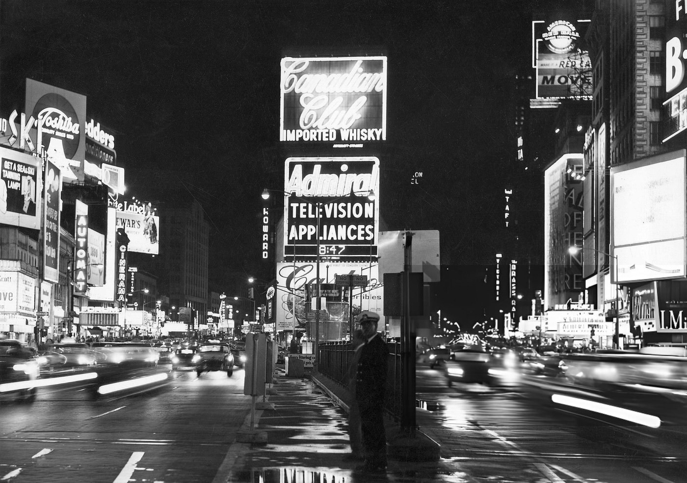 Times Square At Night, 1966.