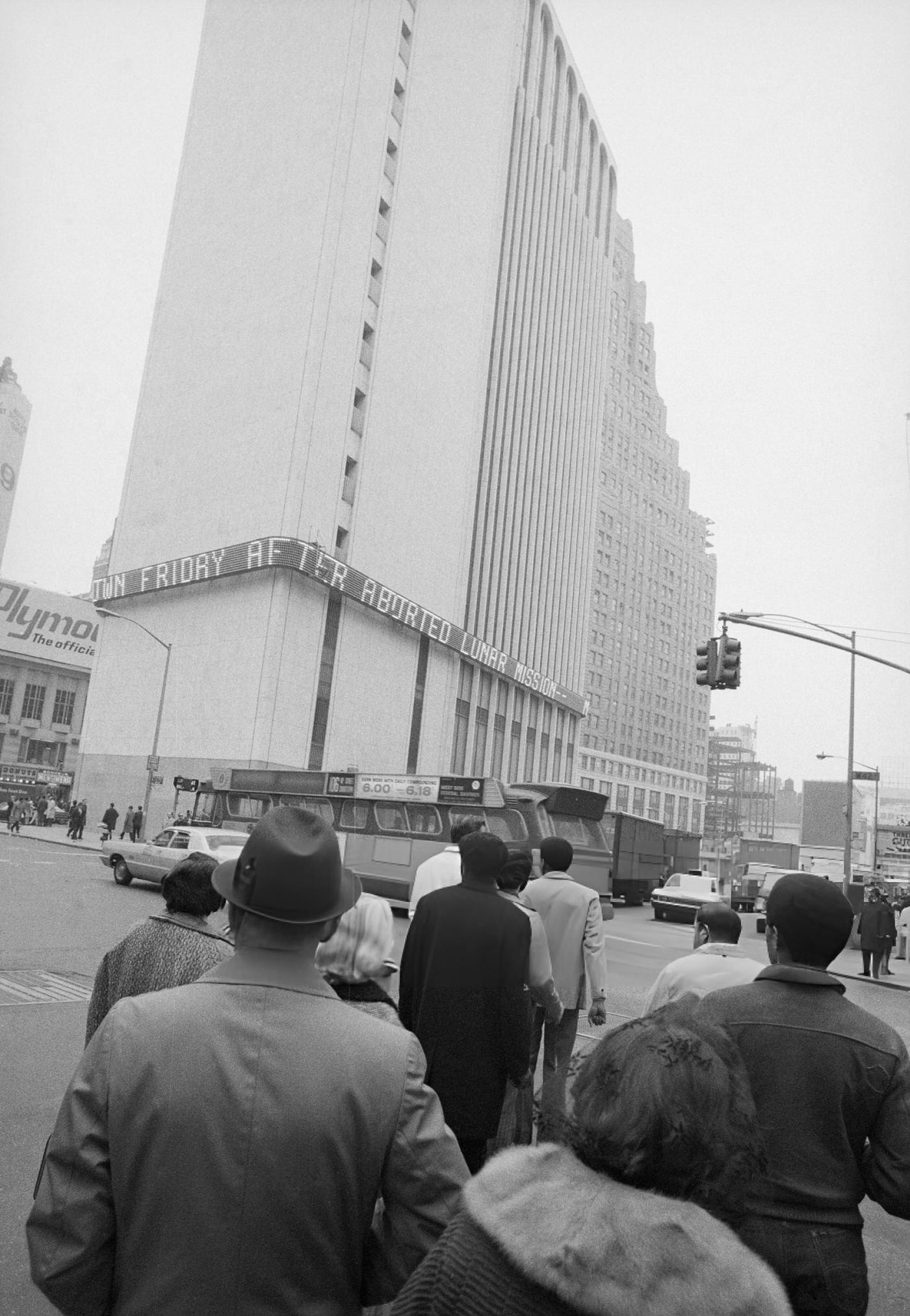 Reflections Of People And Billboards In Times Square, 1961.
