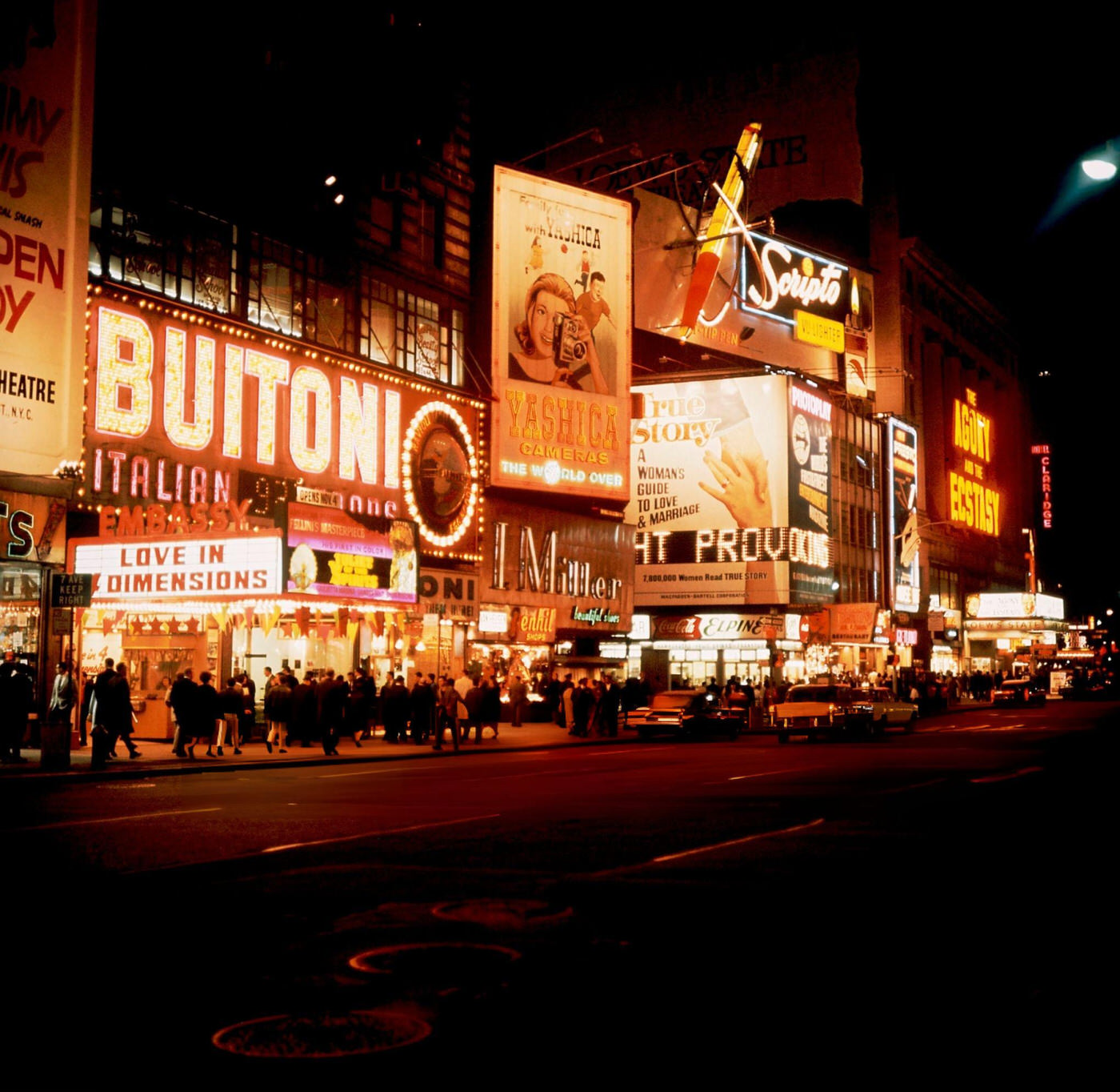 Jerry Quarry, Challenger For The Heavyweight Title, Held An Open-Air Workout In Times Square In Preparation For His Fight With Joe Frazier, June 16, 1960.