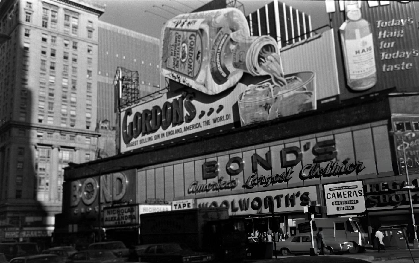 The Elvis Presley Film 'Follow That Dream' Is Advertised At A Cinema In Times Square, 1962.