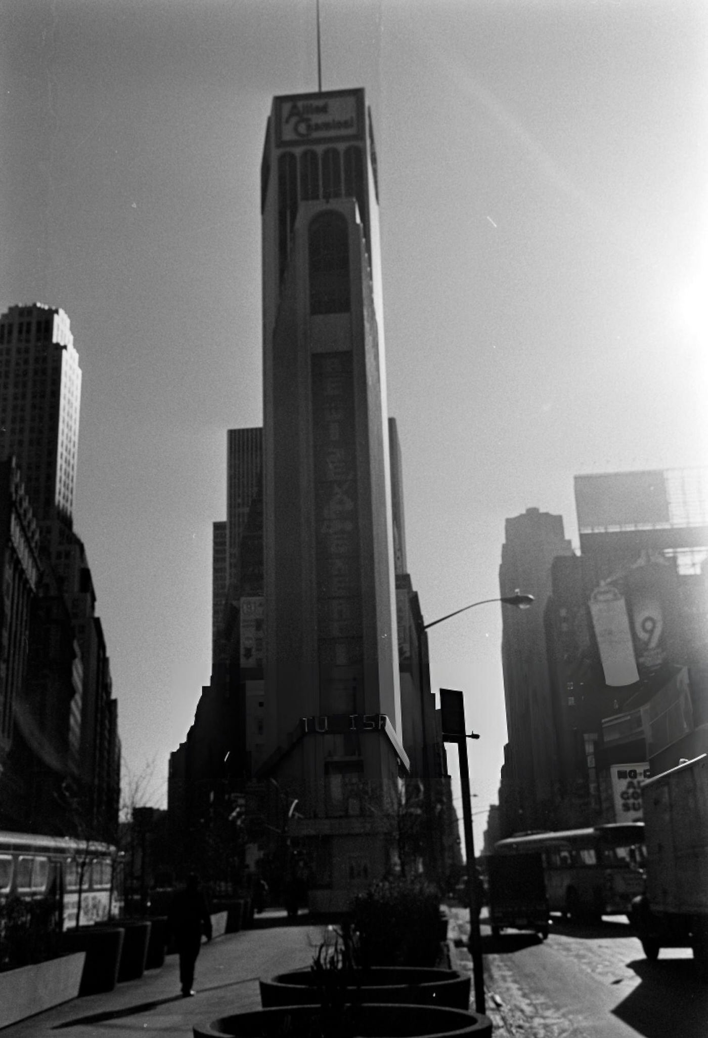 A Souvenir Shop Selling Hats, T-Shirts And Badges In Times Square, Circa 1962.