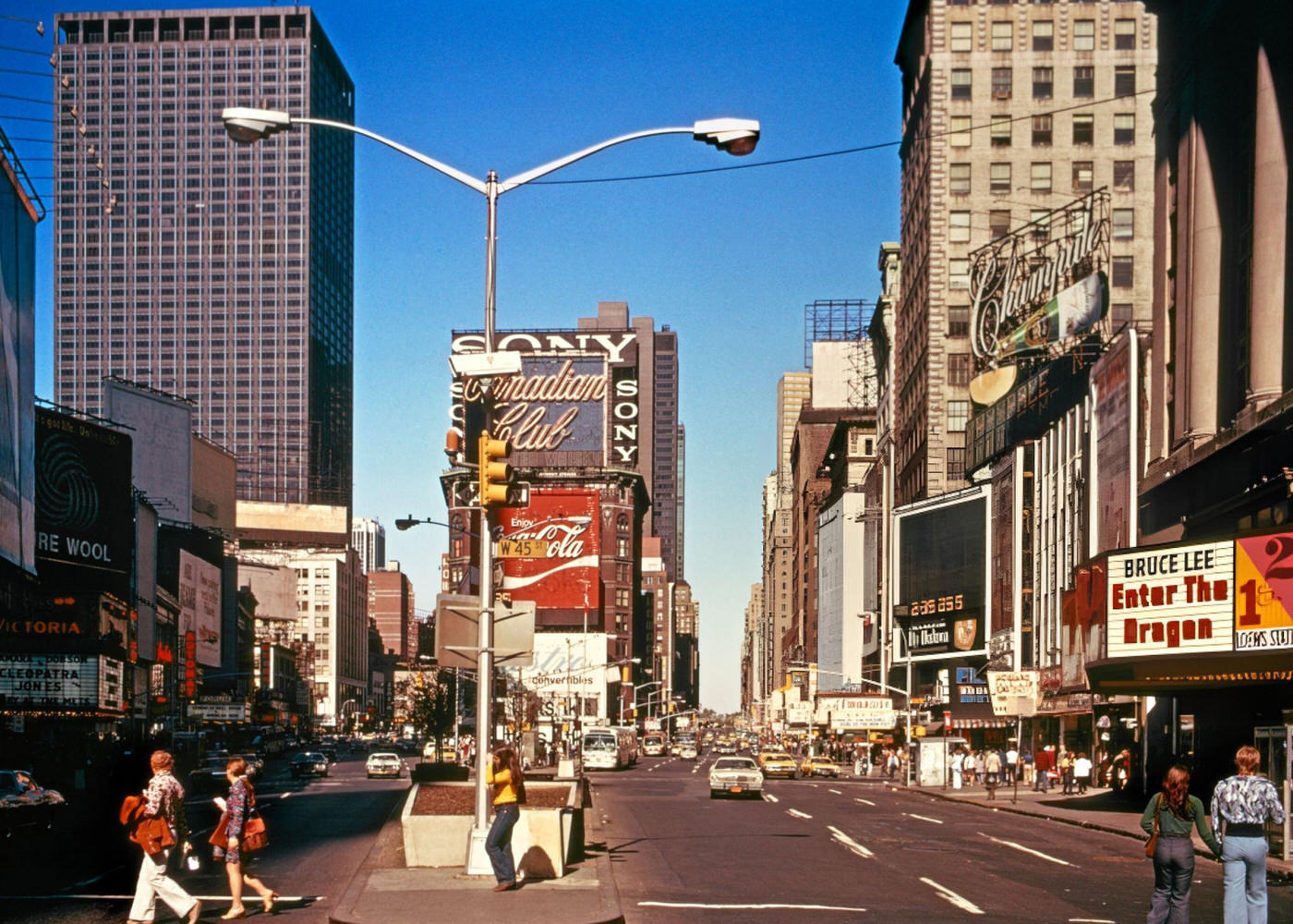 Times Square At The Crossroads Of Broadway And 7Th Avenue, 1963.