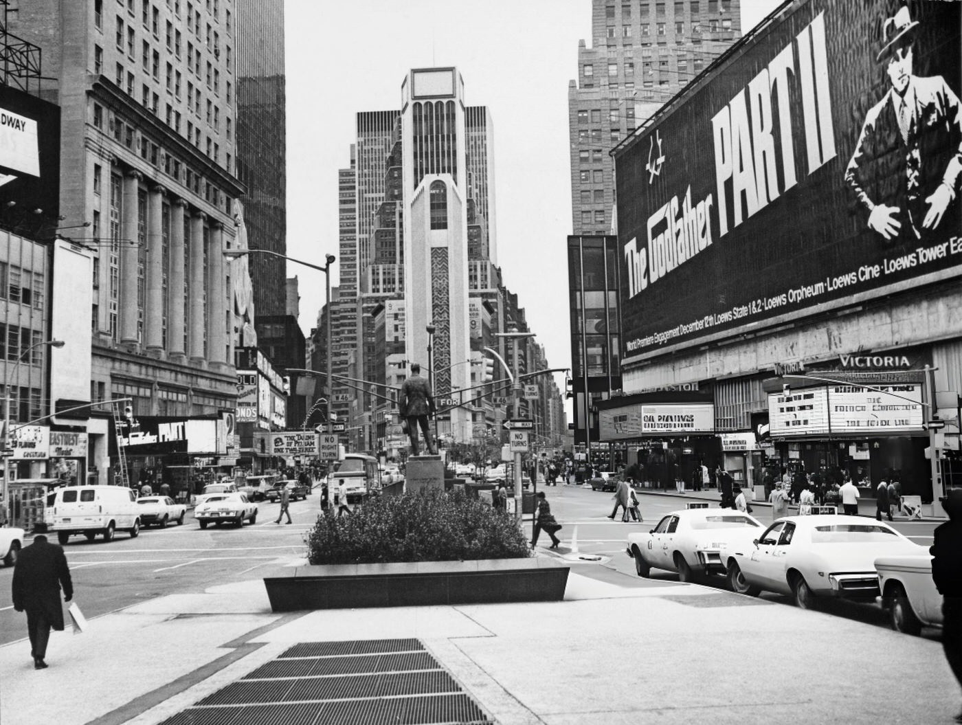 Exterior Shot Of The Criterion Theater Marquee Featuring Lawrence Of Arabia In Times Square, June 1, 1963.