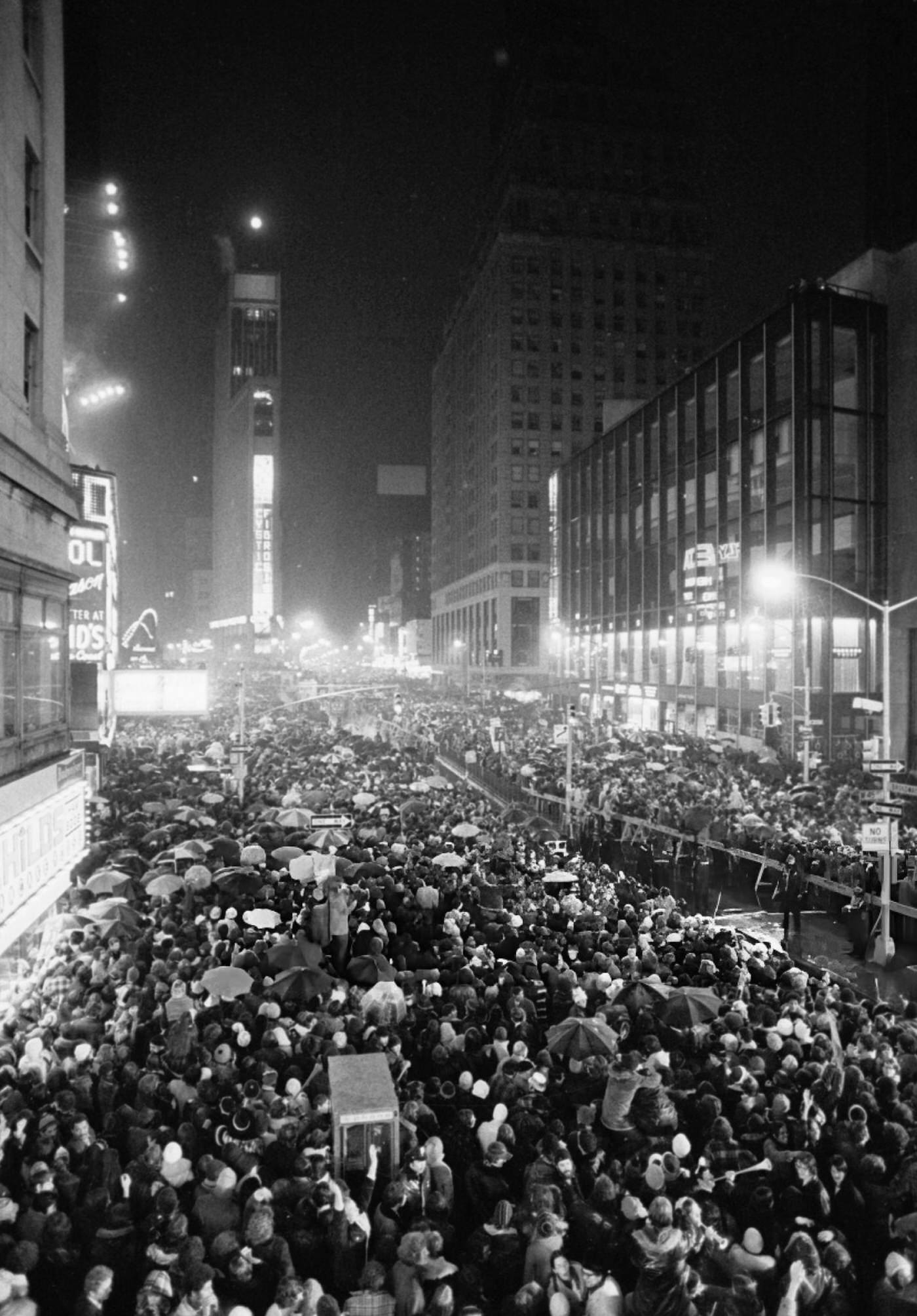 Times Square At Night, 1964.
