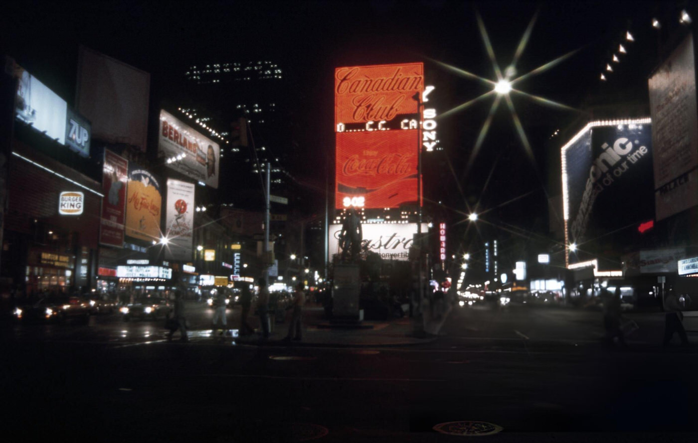 Times Square At Night.