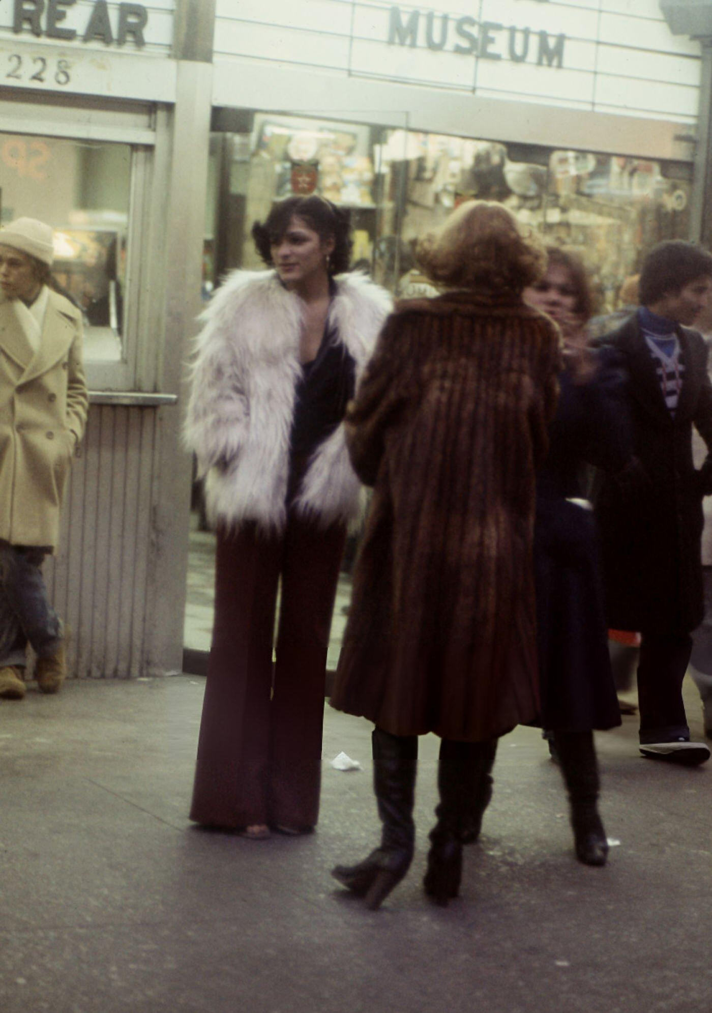 The Criterion Theater On Times Square, With Bond Clothes Behind, Circa 1965. The Movie Showing Is 'My Fair Lady'.