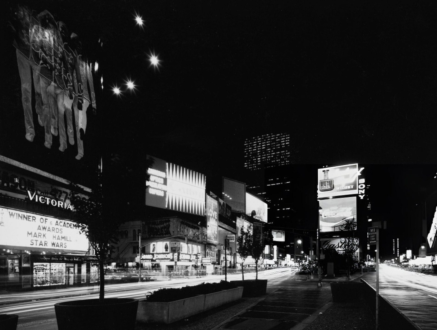 Pedestrians On The Street In Times Square, 1966.