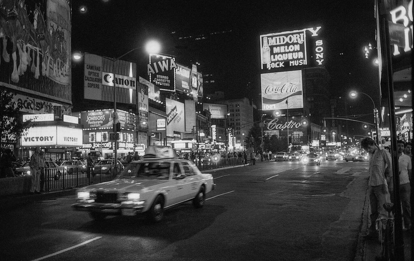 Times Square At Night, 1981.