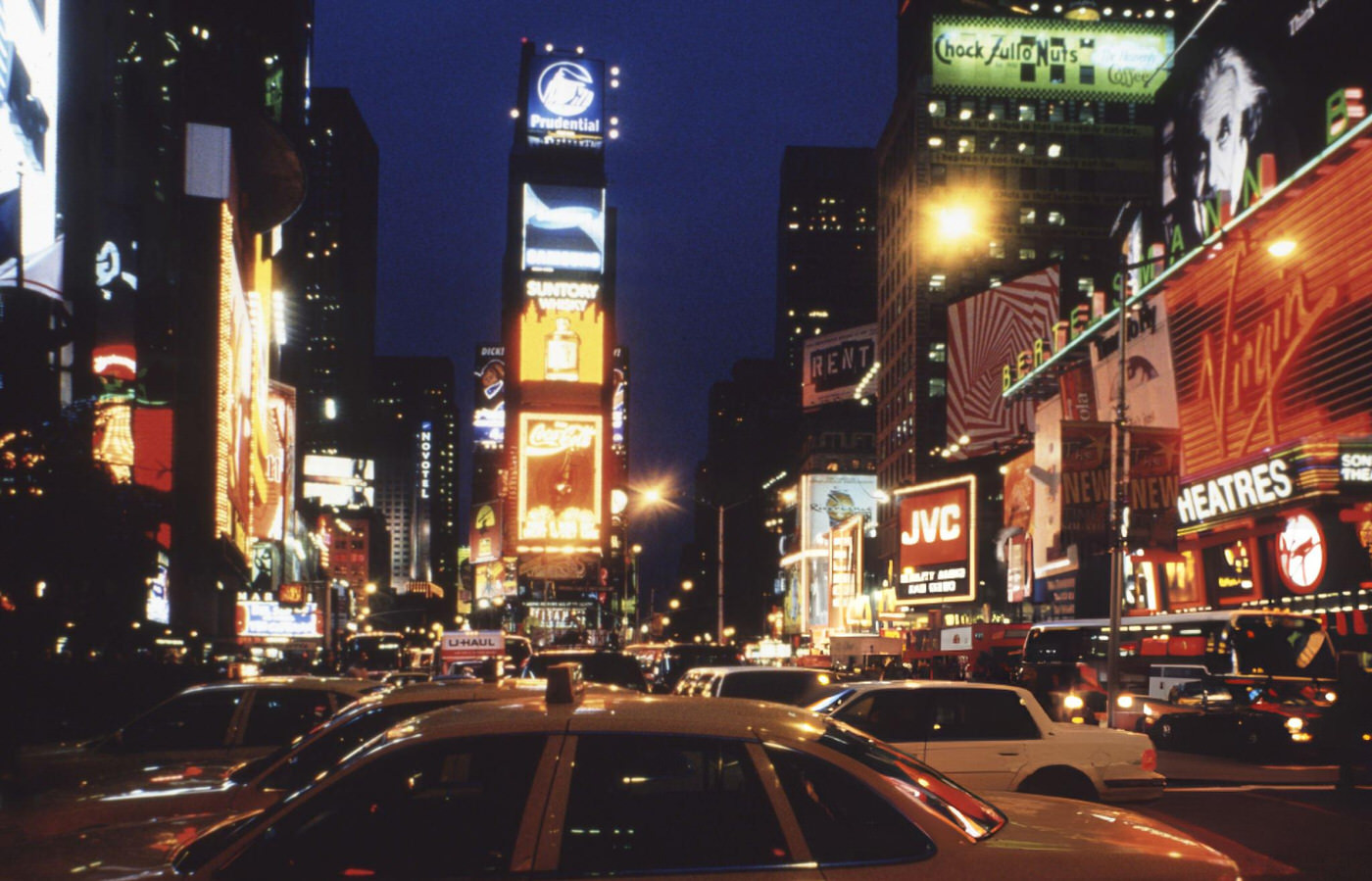 Times Square At Night, New York, 1998.