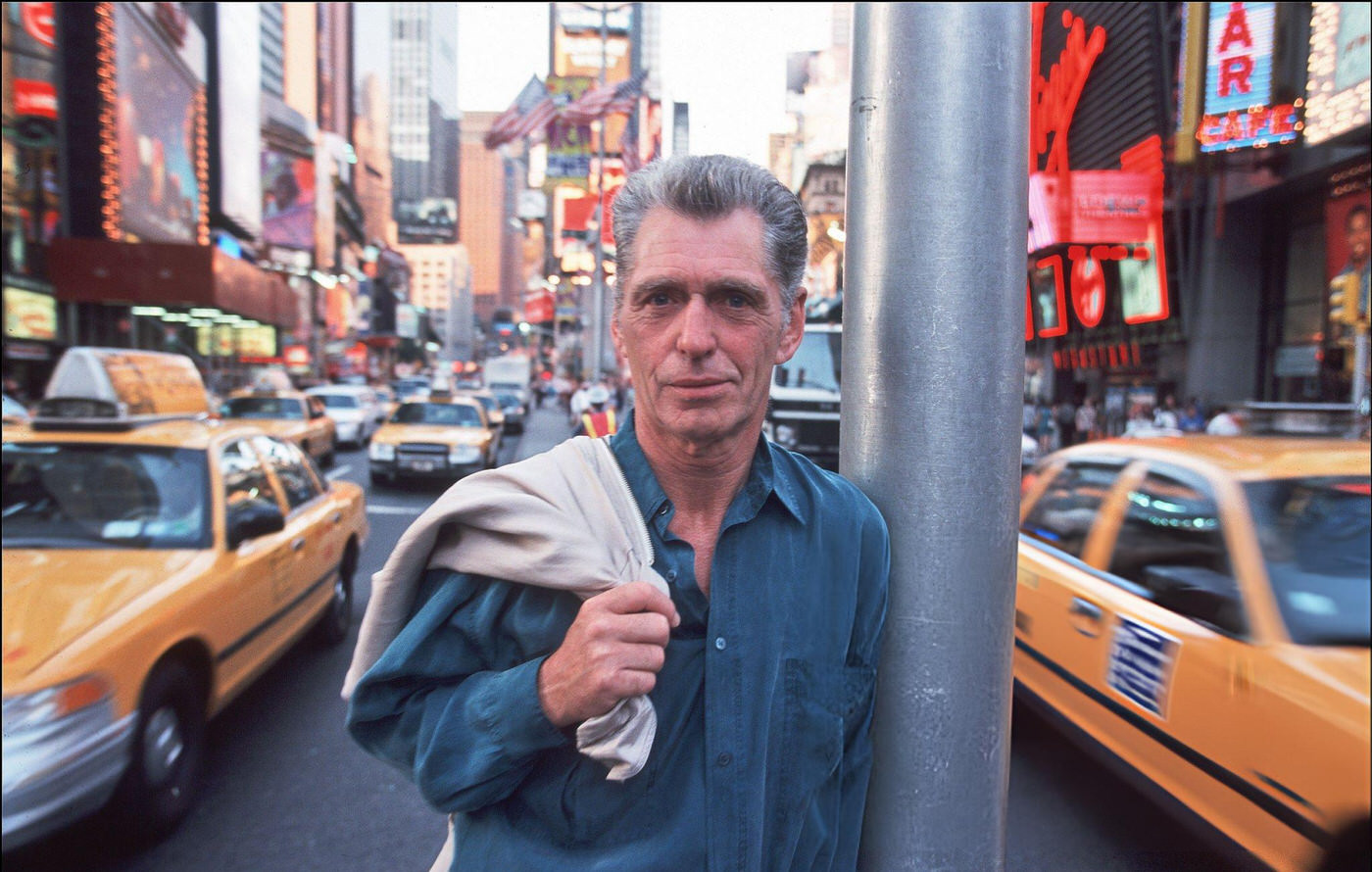 Jazz Singer Georgie Fame In Times Square, New York, 1999.