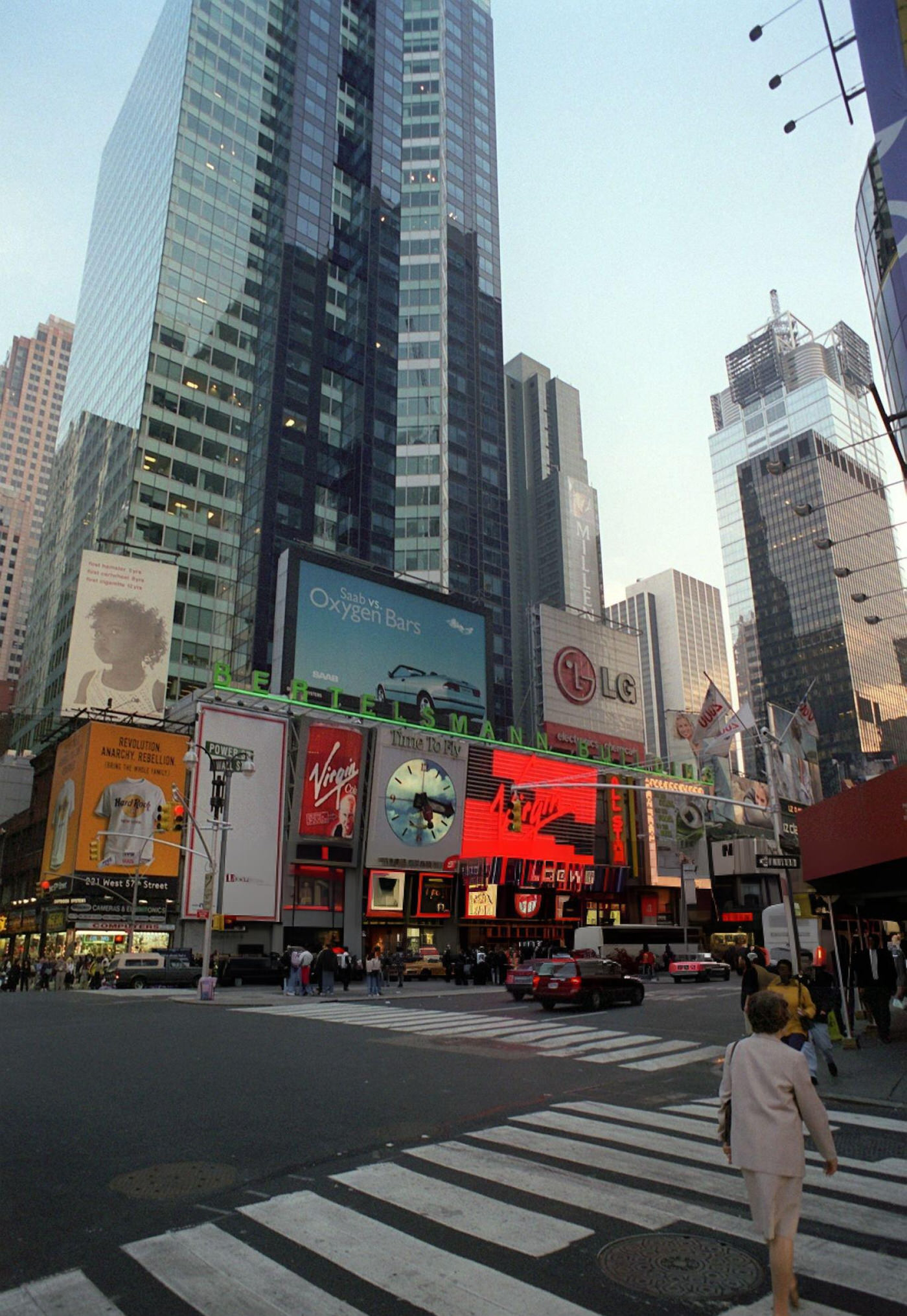 Times Square In The Manhattan Borough Of New York City, October 30, 1999.
