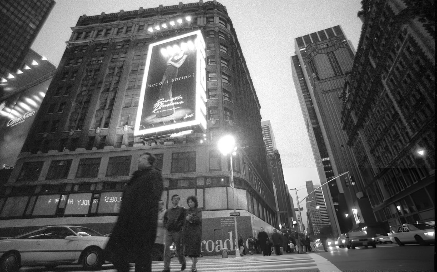 Times Square On October 15Th, 1995 In New York City.