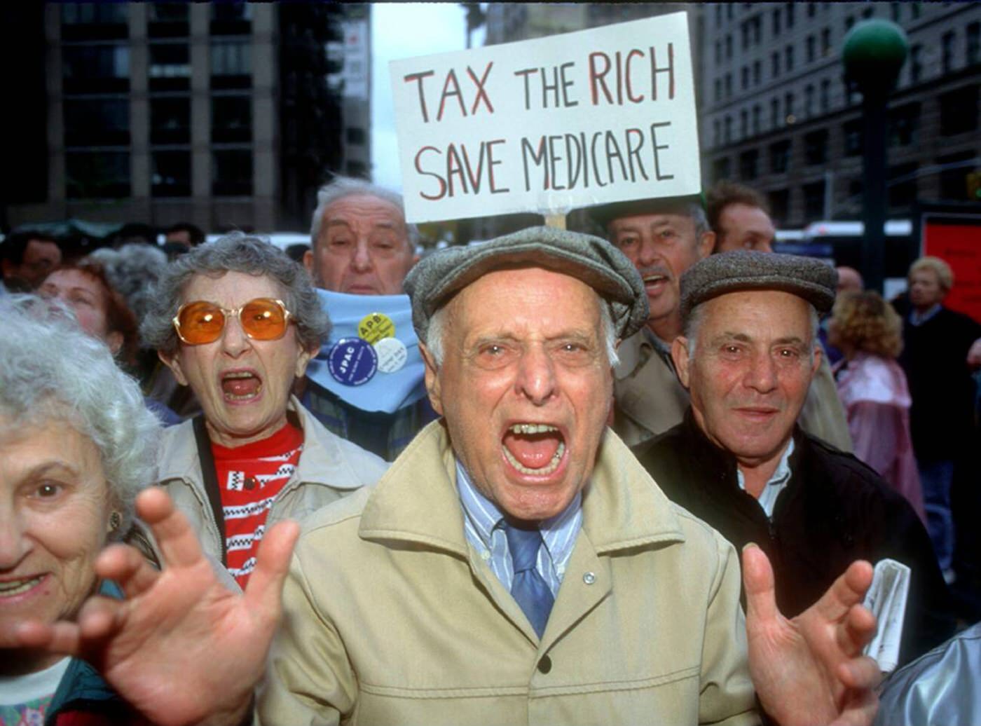 Union Square Health Care Demonstration In New York City, April 20, 1993.