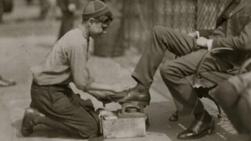 New York City Bootblacks Early 1900S
