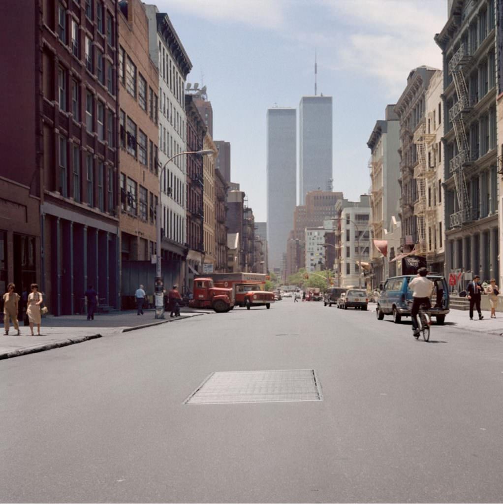 View Of The Twin Towers, 1985