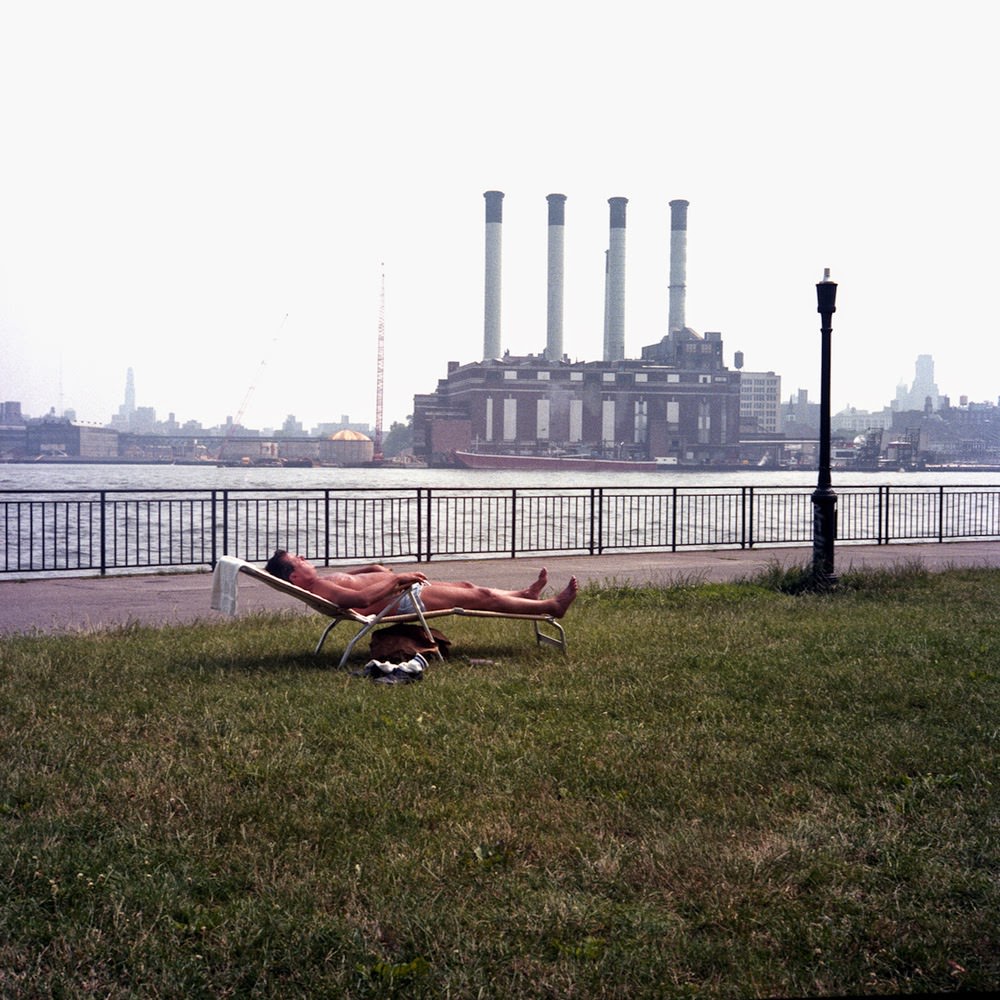 Sunbather On The East River, 1985