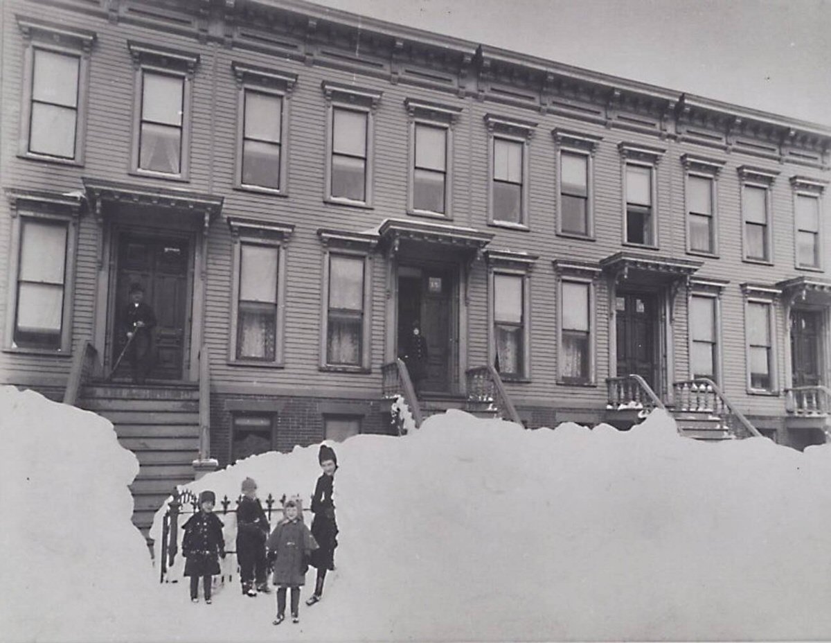 The Blizzard Of March 1888, Brooklyn.